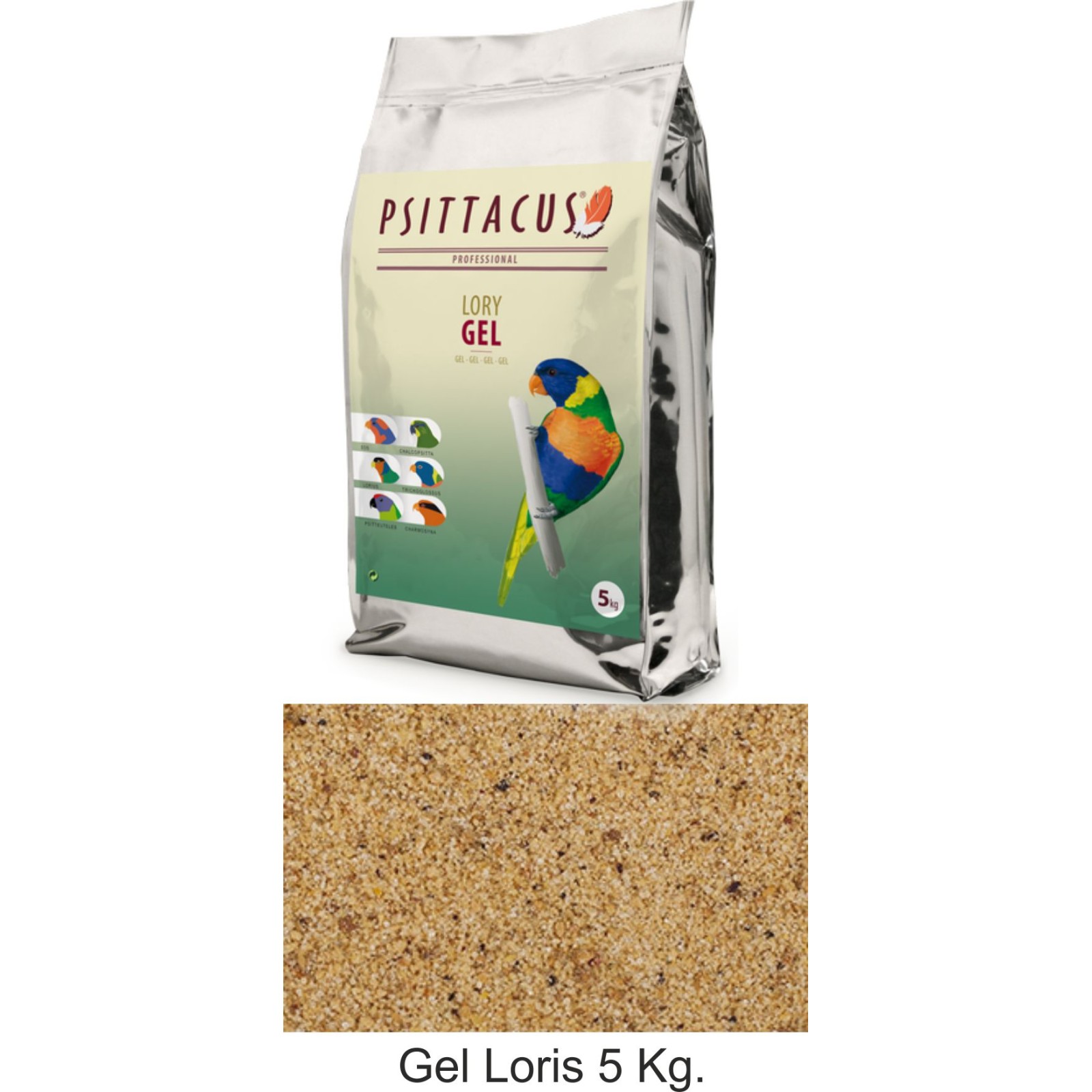 Psittacus Gel Loris 5 Kg Complete Bird Food