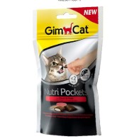 GimCat Nutripockets Beef and Malt 60g