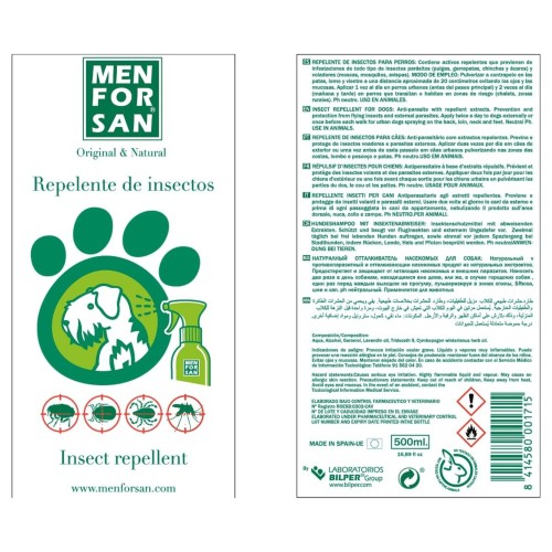 Menforsan Natural Insect Repellent with Citronella 500ml