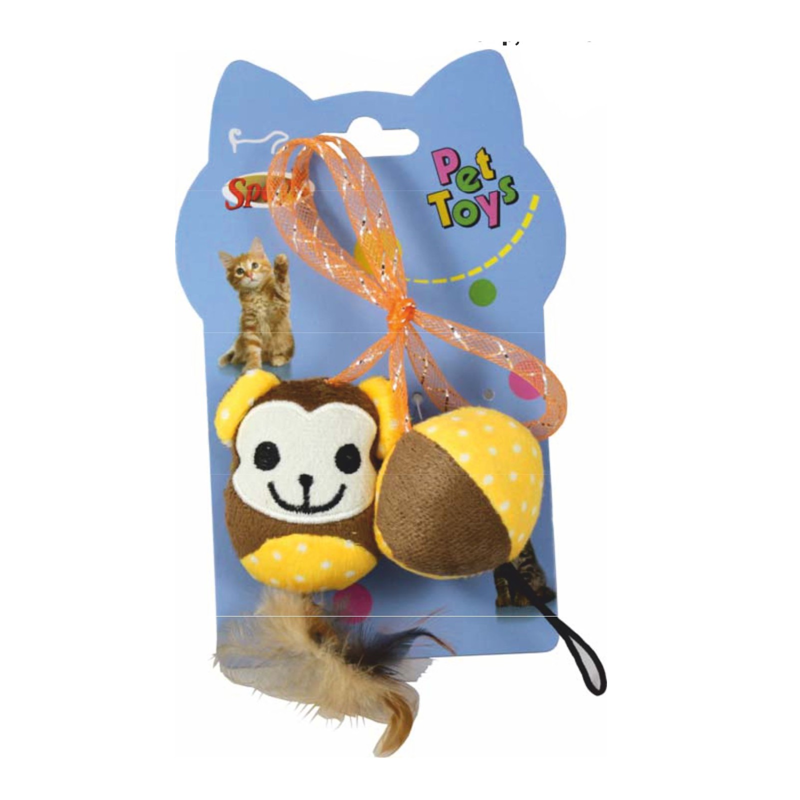 Monkey Toy with Catnip