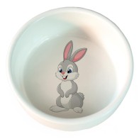 Ceramic Rabbit Feeder 11cm 300ml