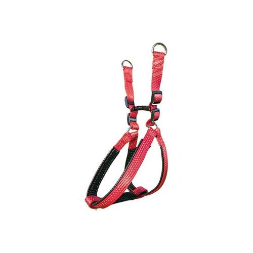 Adjustable Red Nylon Harness for Dogs