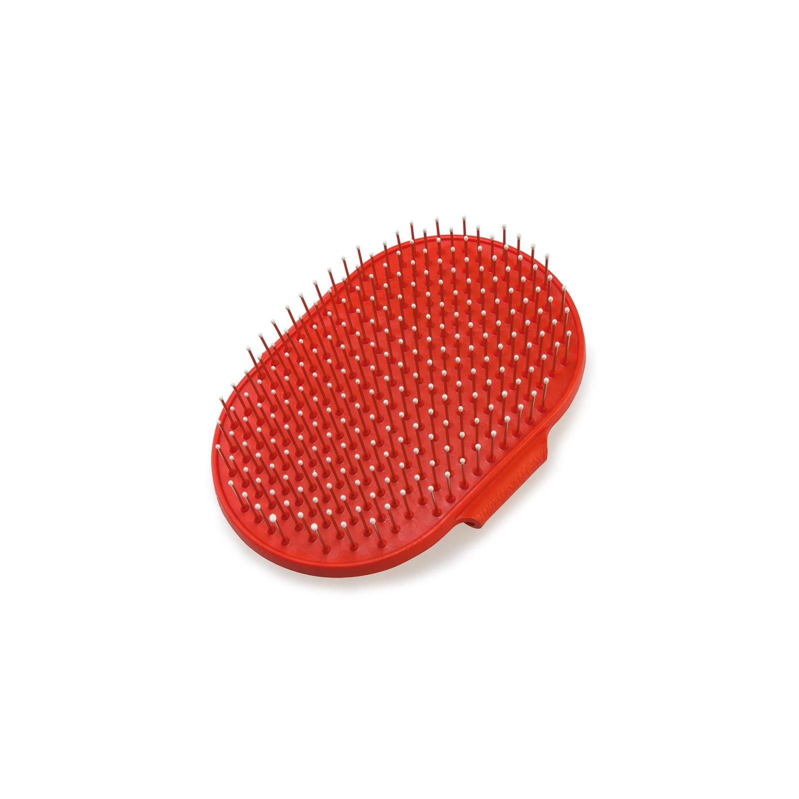 Metal Spiked Rubber Brush for Efficient Grooming