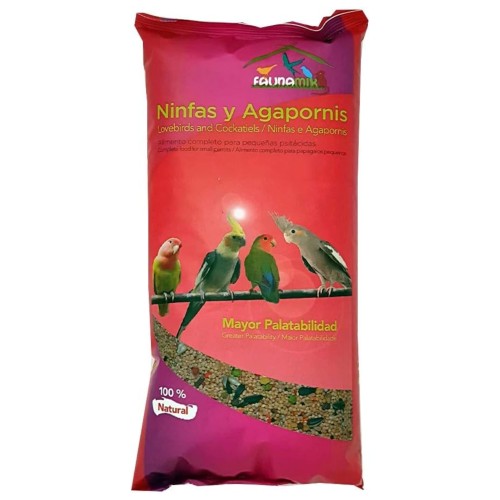 Alimento Completo para Ninfas y Agapornis Faunamix 1 Kg