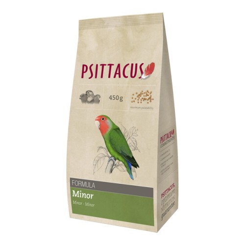 Psittacus Pienso Minor 450gr. Para Aves Medianas