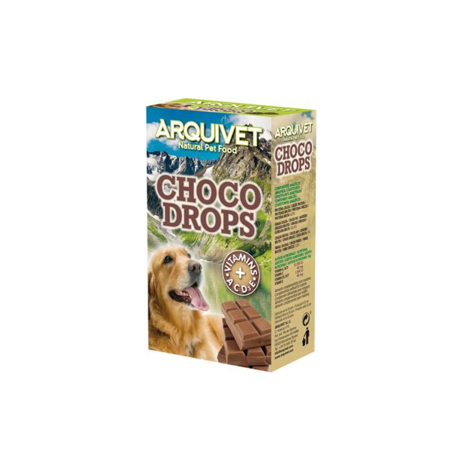 ARQUIVET Choco Drops 65 Gr