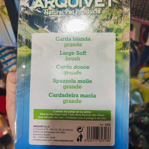 Large Arquivet Soft Brush for Pets