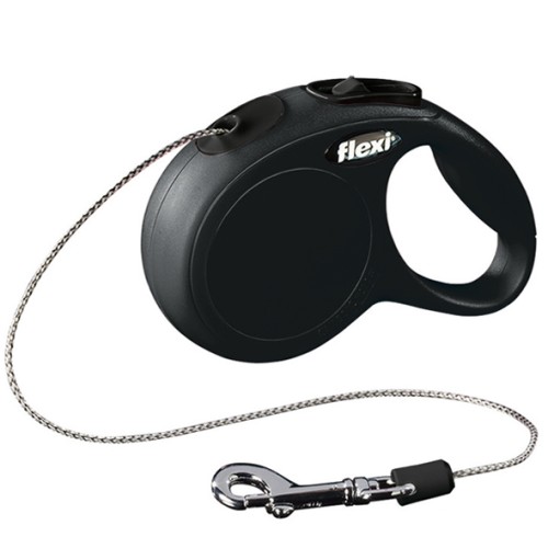 Flexi New Classic S Leash 5 Meters Black