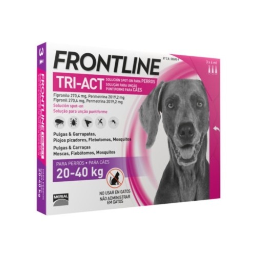 Frontline Tri-Act 2-5 Kg. 6 Pipetas