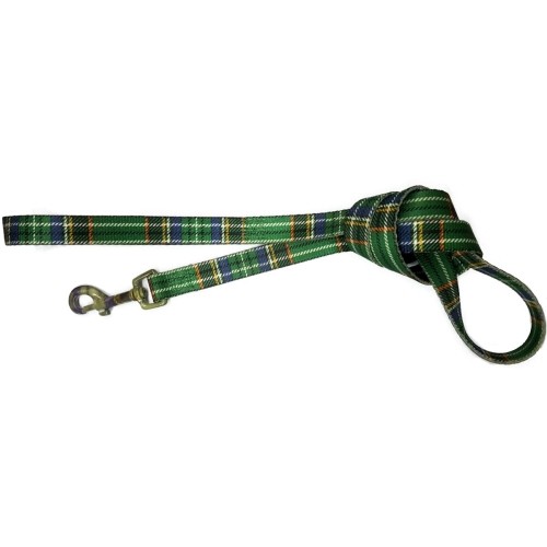 Stylish Red Plaid Nylon Leash 20x120