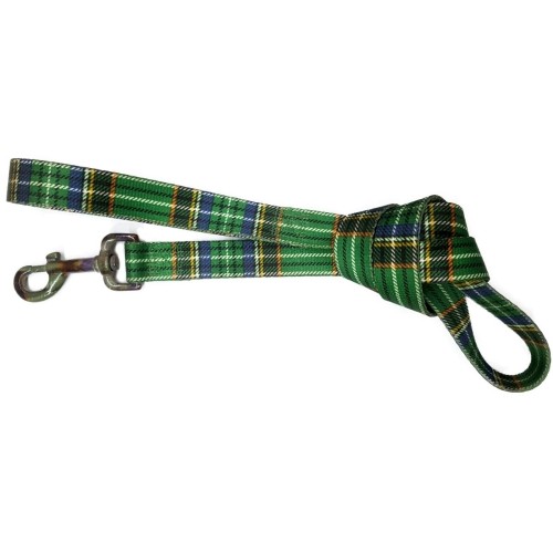 Stylish Red Plaid Nylon Leash 20x120