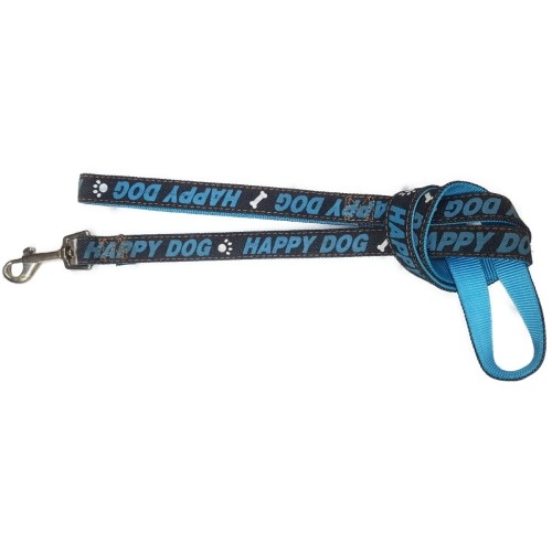 Happy Dog Blue Nylon Leash 15x110