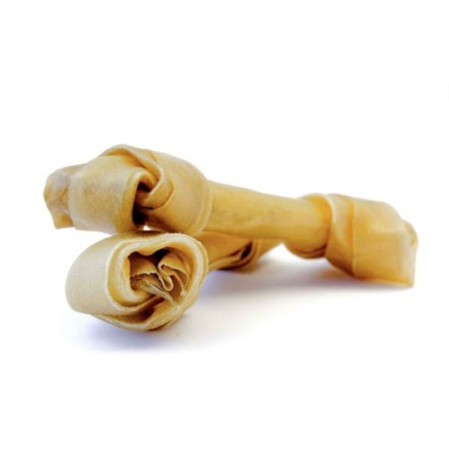 Rawhide Knot Bone 18cm Pack of 20