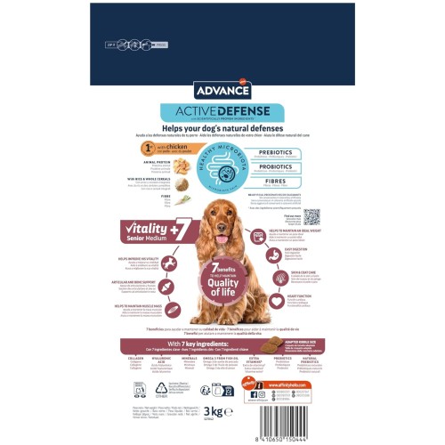 Advance Mini Sensitive Comida Para Perros 7 kg