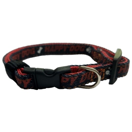 Collar Nylon 10mm Ajustable Happy Dog