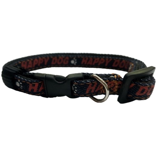 Happy Dog Nylon Collar 10mm Adjustable