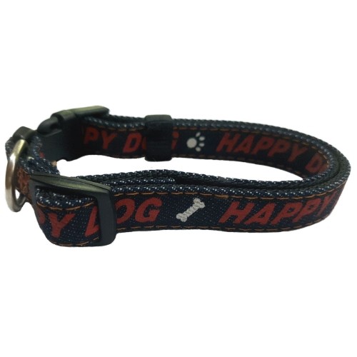 Happy Dog Nylon Collar 10mm Adjustable