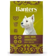 Banters Adult Mini Chicken Rice Dog Food 3 Kg