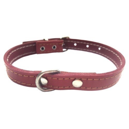 Laura Model 53 Black Leather Dog Collar