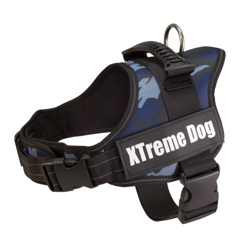 Arnés Xtreme Dog Azul XS 44-57cm - Cómodo y Seguro