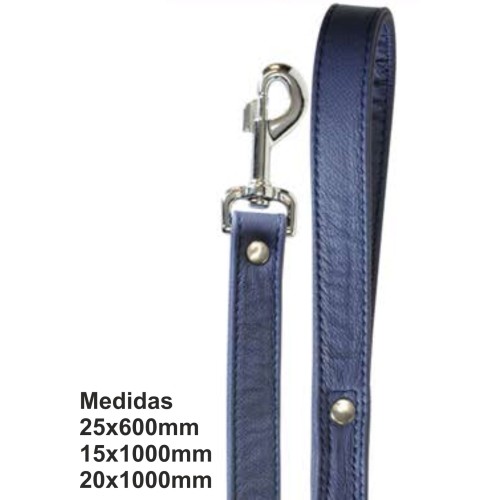 Leather Leash with Beads 25x600mm for Pets