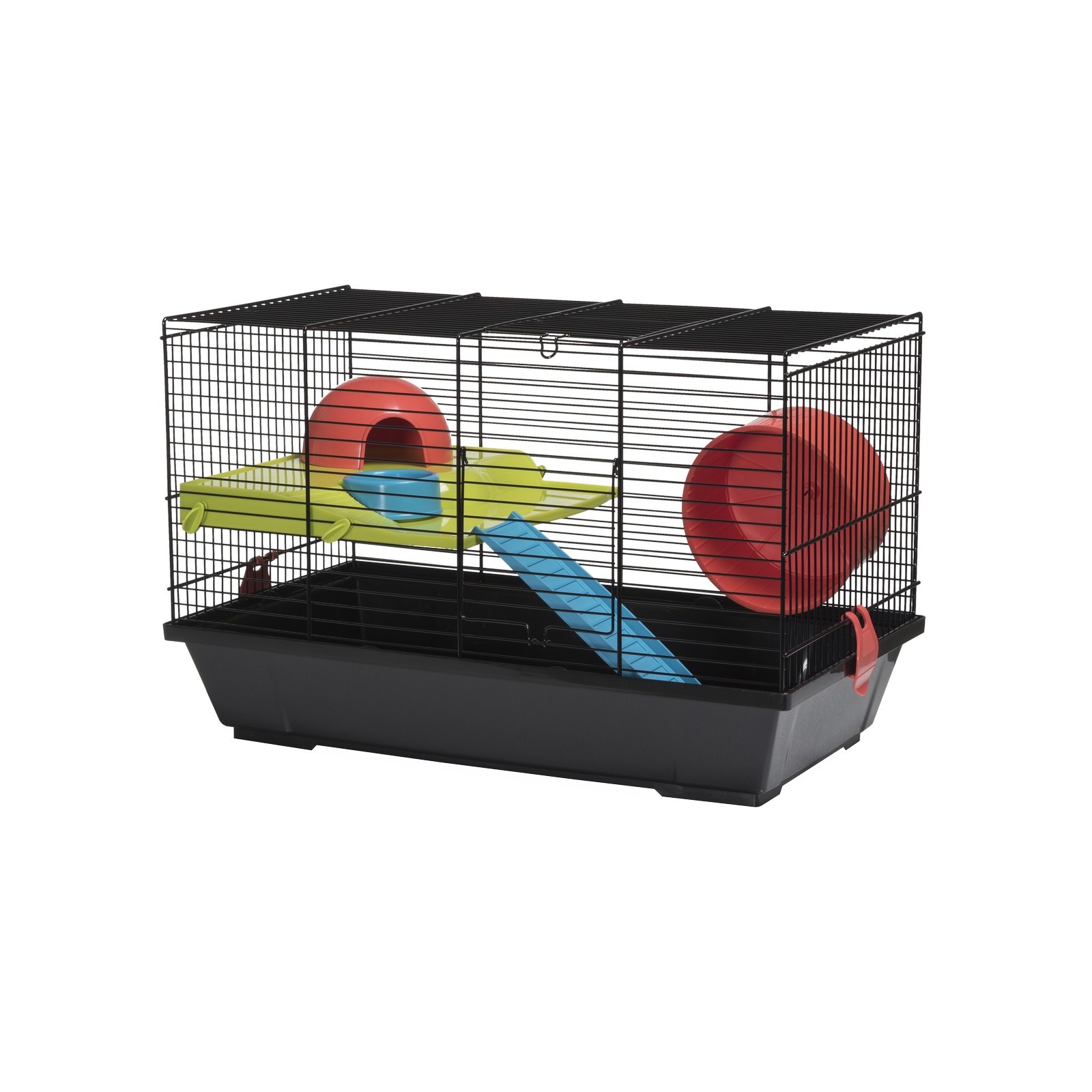 Jaula Hamsters 948 Negra Nuevo Modelo