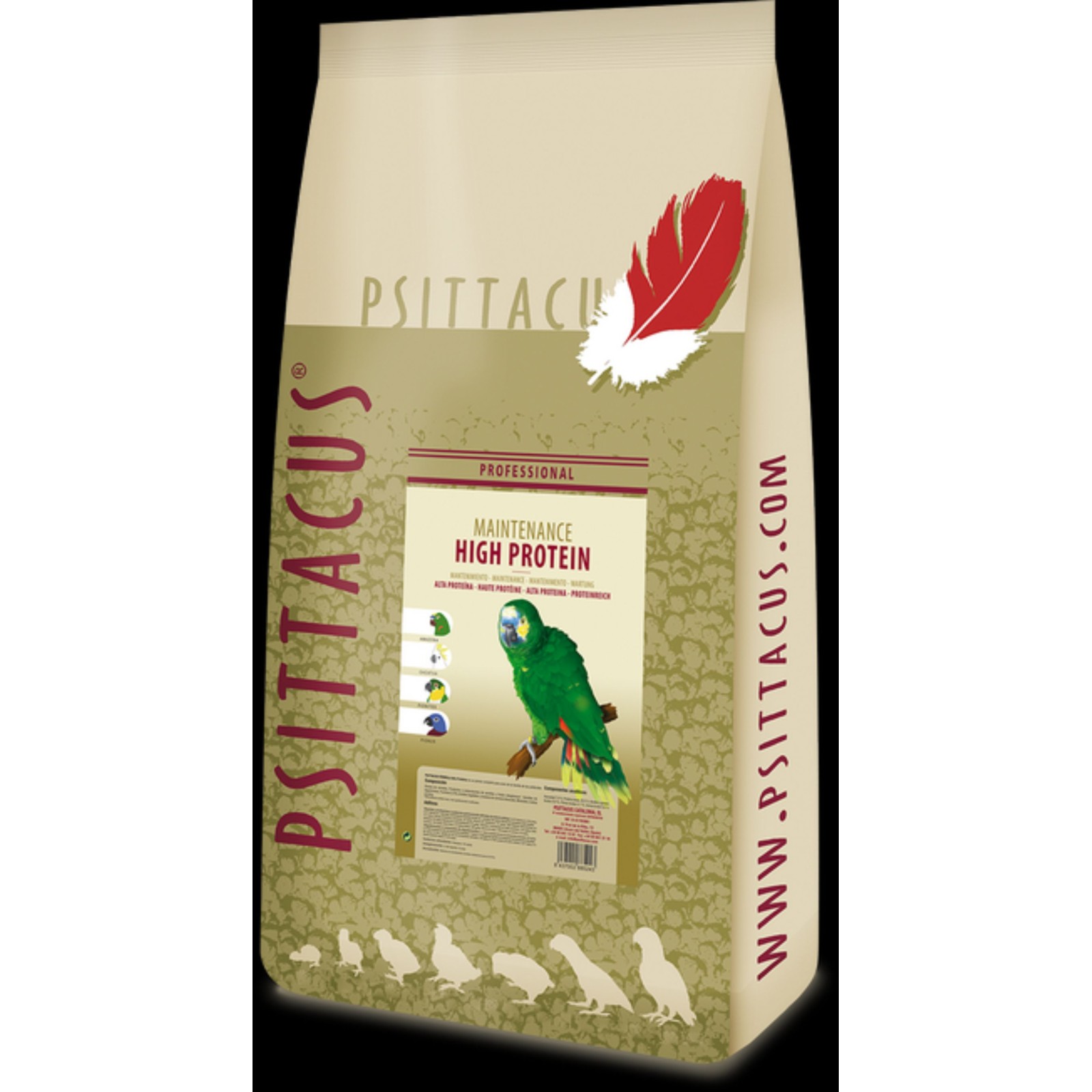 Psittacus Pienso Alta Proteina 12 Kg.