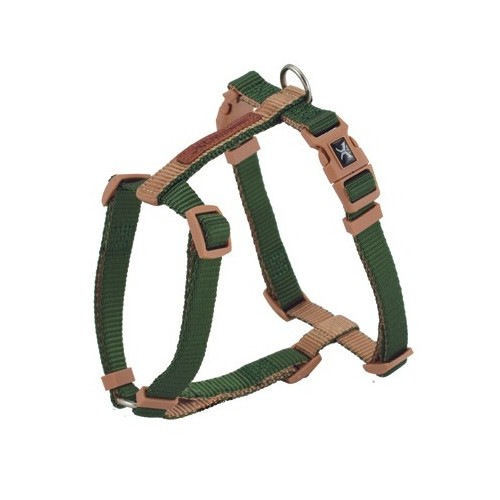 X-trm Double Premium Harness Green-Beige