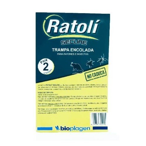 Raticida Ratoli Trampa Encolada 2 Uds.