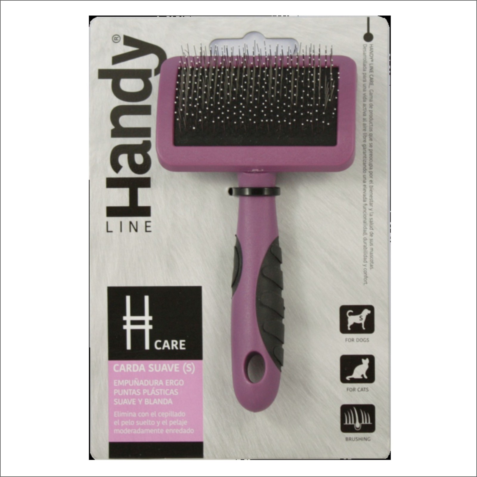 Soft Brush Size S for Gentle Pet Grooming