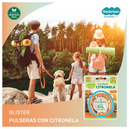 Bacterisan Pulseras Citronela 2 Uds.