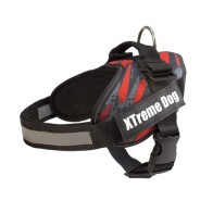 Arnés Rojo Camo Durable para Perros Medianos