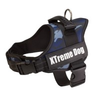 Arnés Rojo Camo Durable para Perros Medianos