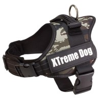 Arnés Rojo Camo Durable para Perros Medianos