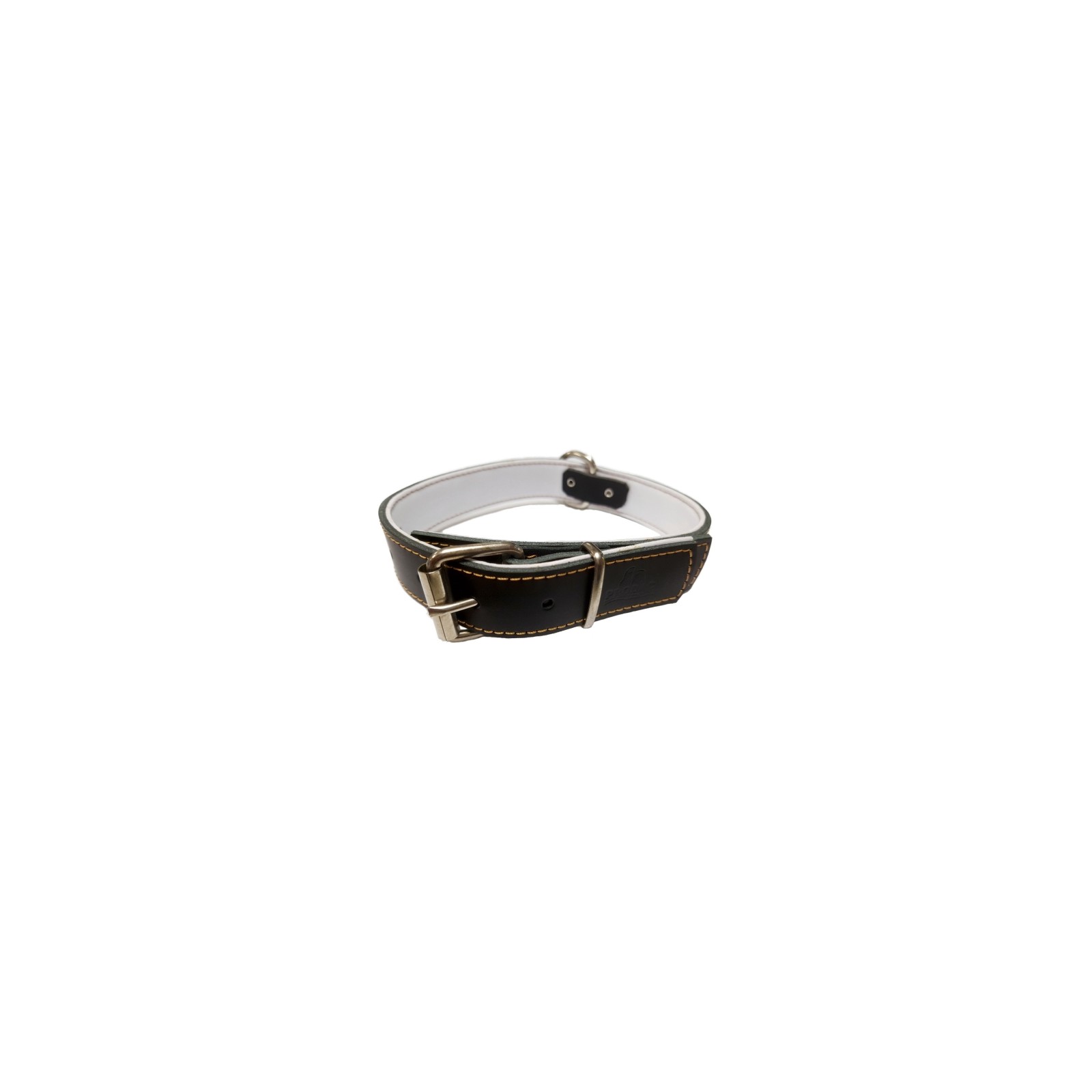 Comfort Black Leather Collar 30 X 310-410 Mm