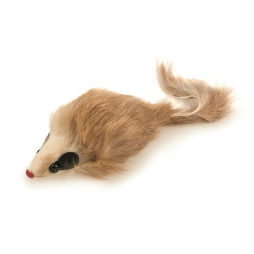 Fluffy Mouse Toy for Small Pets