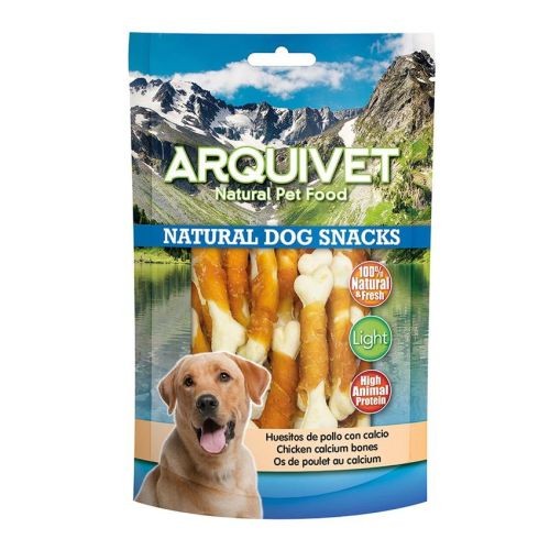 Calcium Bone with Chicken Snack 100gr for Dogs