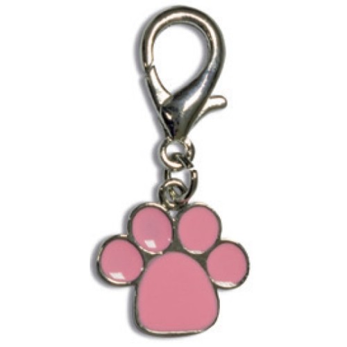 Pink Paw Keychain