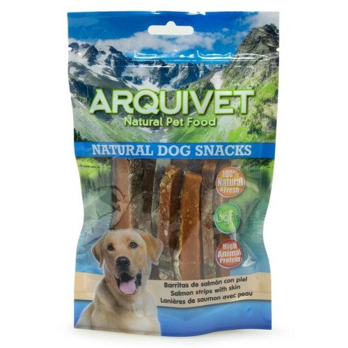 Barritas de Salmón con Piel para Perros 100g