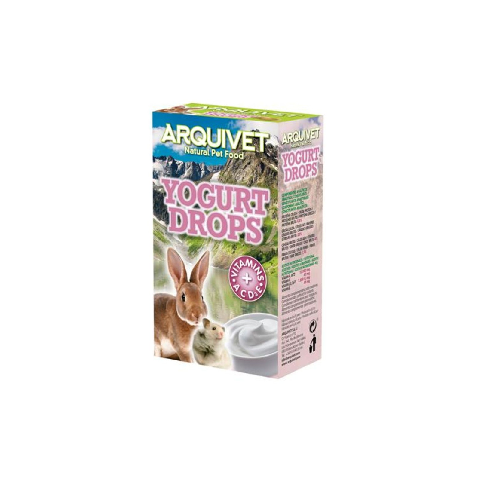 Drops Con Yogurt 65gr. Conejos - Snack Saludable