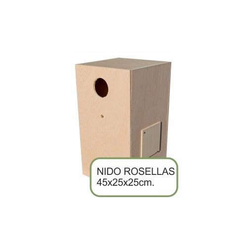 Wooden Nest for Medium Parrots Safe Comfort