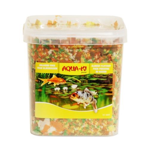 Comida Para Peces de Estanque Aqua-ki Amarillo 5,4L