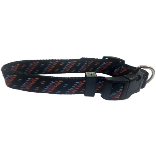 Nylon Collar Aztec Blue 20mm