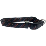 Collar Nylon Azteca Negro para Perros Cómodo y Duradero