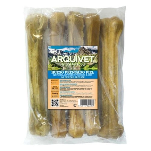 Pressed Skin Bones 26 cm - Pack of 5