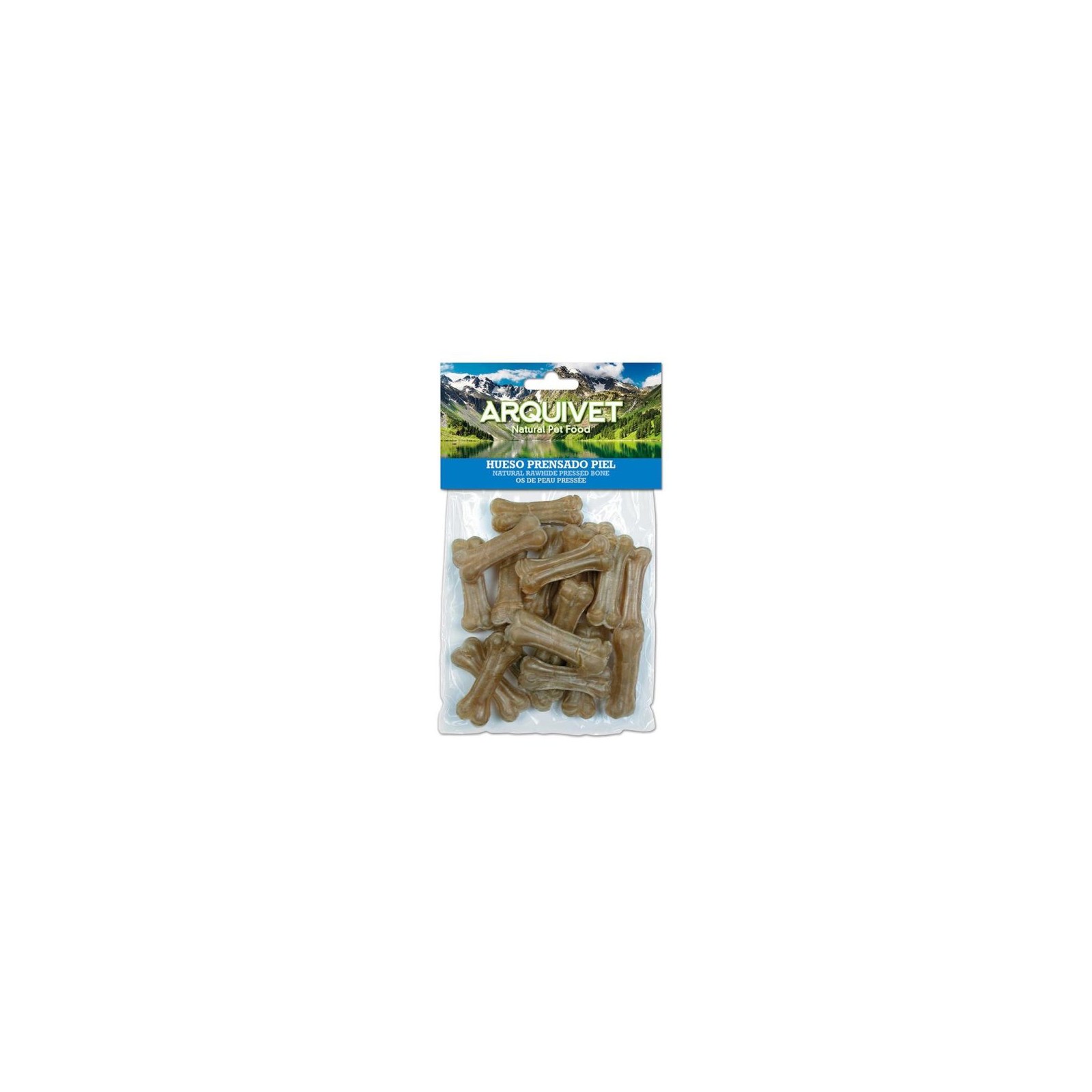 Pressed Skin Bone 5cm - 12 Units for Dogs