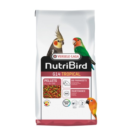 Nutribird G14 Tropical 1kg - Alimento Completo para Aves