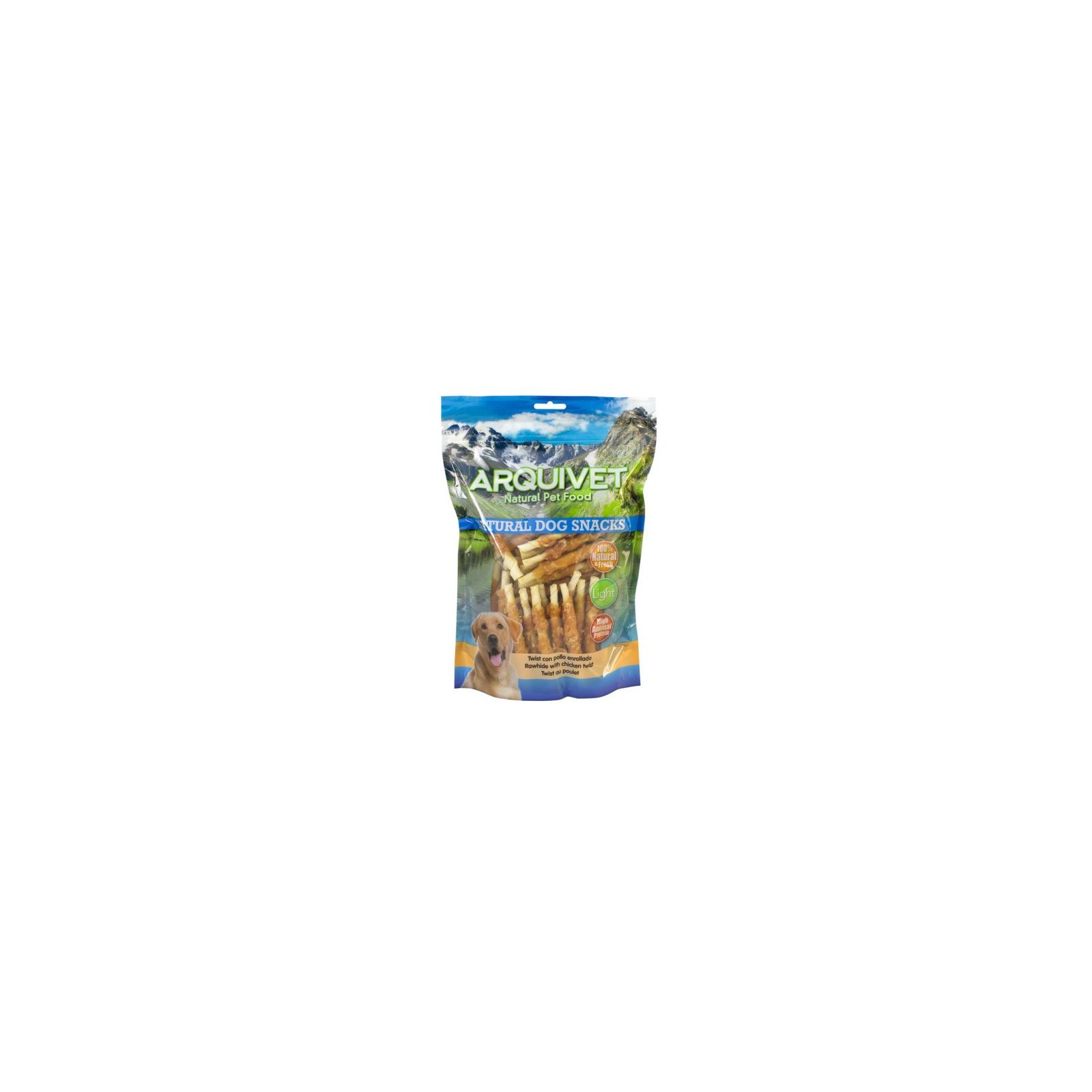 Twist Con Pollo Enrollado 1 Kg Snack Saludable