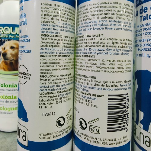 Lavender Deodorizing Cologne for Pets 125ml