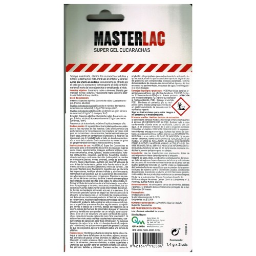 Masterlac Super Gel Cockroach Trap 2 x 1.4g